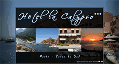 Desktop Screenshot of hotel-la-calypso.com